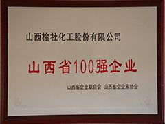 2013年山西省100強企業(yè)